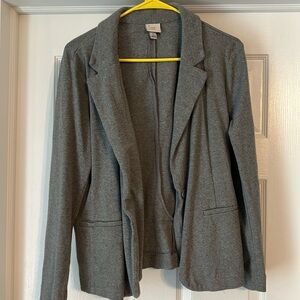 Cotton blend blazer